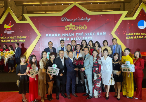 CEO NGUYỄN ANH TUẤN VINH DỰ NHẬN GIẢI THƯỞNG SAO ĐỎ 2022: VINH DANH DOANH NHÂN TRẺ VIỆT NAM TIÊU BIỂU
